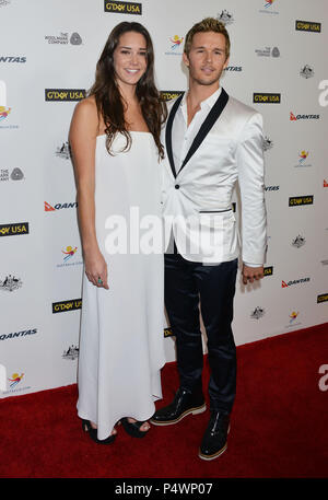 Ryan Kwanten und Frau am G'day USA Los Angeles-Aussie Auszeichnungen im JW Marriott Hotel in Los Angeles. Ryan Kwanten und Frau 131 - - - - - - - - - - - - - Red Carpet Event, Vertikal, USA, Filmindustrie, Prominente, Fotografie, Bestof, Kunst, Kultur und Unterhaltung, Topix Prominente Fashion/Vertikal, Besten, Event in Hollywood Leben - Kalifornien, Roter Teppich und backstage, USA, Film, Stars, Film Stars, TV Stars, Musik, Promis, Fotografie, Bestof, Kunst, Kultur und Unterhaltung, Topix, Vertikal, Familie von aus dem Jahr 2014, Anfrage tsuni@Gamma-USA.com Husba Stockfoto