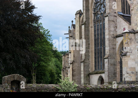 Der Altenberger Dom ist auch Bergischer Dom genannt und ist ein denkmalgeschütztes Kloster Kirche in Deutschland. Stockfoto