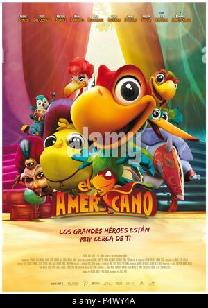 Original Film Titel: AMERICANO. Englischer Titel: AMERICANO. Regisseur: RAUL GARCIA; RICARDO ARNAIZ; MIKE KUNKEL. Jahr: 2016. Credit: Animex/Molinos Produktionen/Phil Roman Unterhaltung/Album Stockfoto