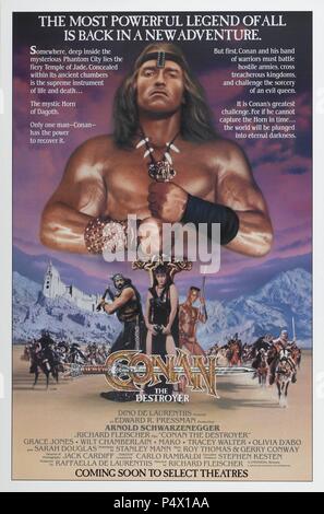 Original Film Titel: Conan der Zerstörer. Englischer Titel: Conan der Zerstörer. Regisseur: Richard Fleischer. Jahr: 1984. Quelle: UNIVERSAL PICTURES/Album Stockfoto