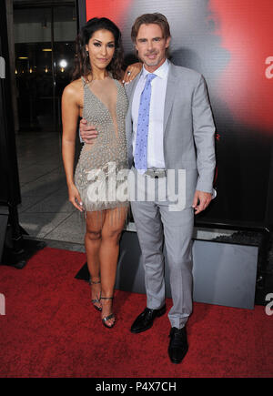 Janina Gavankar, Sam Trammell Ankunft in True Blood Season 6 Premiere Arclight Theater in Los Angeles. Janina Gavankar, Sam Trammell 118 Veranstaltung in Hollywood Leben - Kalifornien, Red Carpet Event, USA, Filmindustrie, Prominente, Fotografie, Bestof, Kunst, Kultur und Unterhaltung, Topix prominente Mode, Besten, Hollywood Leben, Event in Hollywood Leben - Kalifornien, Roter Teppich und backstage, Film Stars, TV Stars, Musik, Promis, Topix, Akteure aus dem gleichen Film, Cast und co Star zusammen. Anfrage tsuni@Gamma-USA.com, Kredit Tsuni/USA, 2013-Gruppe, TV und Film kann Stockfoto