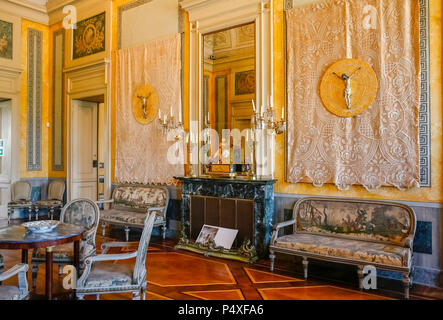 Italien Lombardia Monza Villa Reale - Vertretung Halle der Königlichen Familie Stockfoto