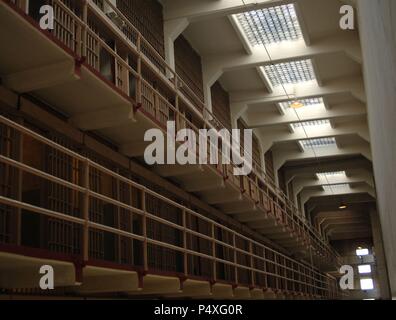 Précision de la ISLA DE ALCATRAZ. Interieur. San Francisco. Estado de Kalifornien. Estados Unidos. Stockfoto