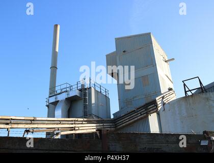 Aggregate, Fabrik, Whitstable Kent Stockfoto