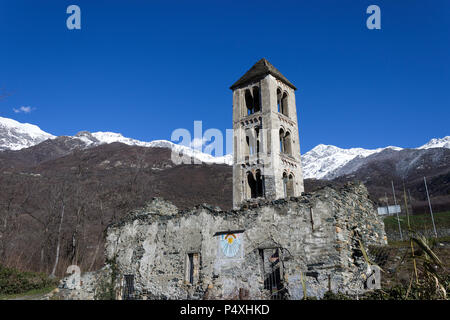 Chianocco in Valsusa Tal Stockfoto