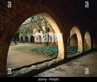 Spanien. Katalonien. Kloster Santes Creus. Stockfoto