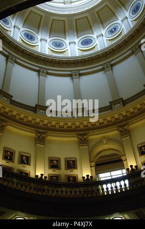 CAPITOLIO ESTATAL DE COLORADO. Construído entre 1890 y 1894 por Elijah E. Myers. Vista del INTERIOR DE LA CUPULA. DENVER. Estado de Colorado. Estados Unidos. Stockfoto