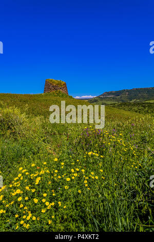 Italien Sardinien Anglona Nuraghe Paddaggiu in der Nähe von Castelsardo Stockfoto