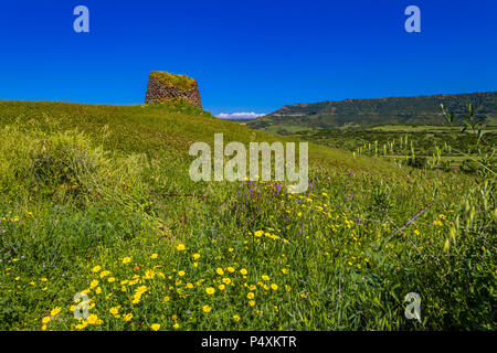 Italien Sardinien Anglona Nuraghe Paddaggiu in der Nähe von Castelsardo Stockfoto