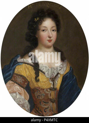 1675-1700 Mademoiselle de Roquelaure von Pierre Mignard. Stockfoto