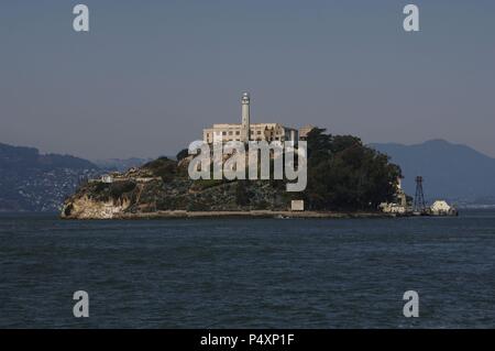 Précision de la ISLA DE ALCATRAZ. San Francisco. Estado de Kalifornien. Estados Unidos. Stockfoto