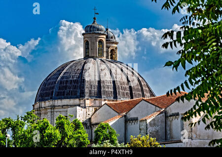 Italien Sardinien Sassari, Kuppel von Santa Maria di Betlem Kirche Stockfoto