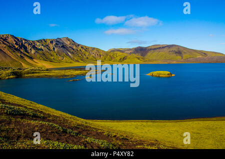 Landmannalaugar - tolle Landschaft in Island Stockfoto