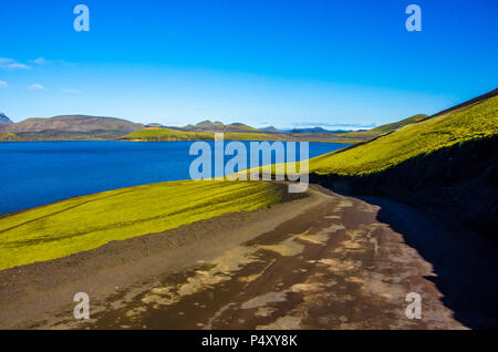 Landmannalaugar - tolle Landschaft in Island Stockfoto