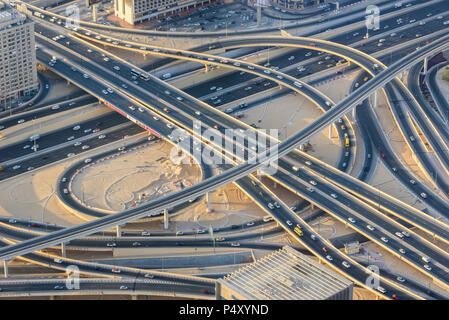 Küste und Strand von Dubai, VAE-Reisen destinatin für Ferienhäuser Stockfoto