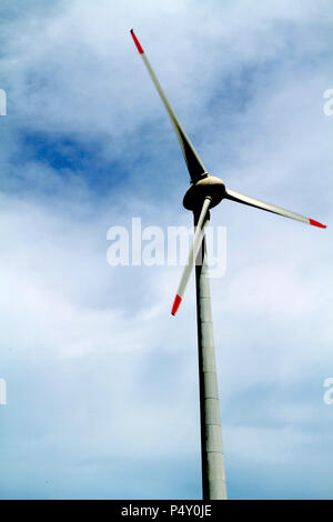 Projeto Eólico, RN 15, Rio do Fogo, Rio Grande do Norte, Brasilien Stockfoto