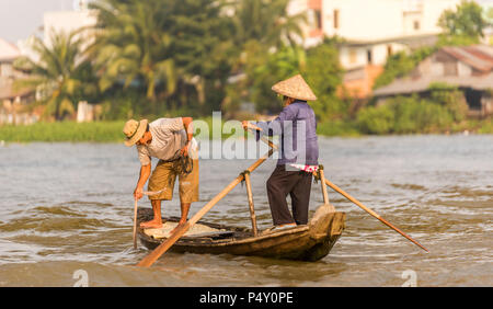 Mekong Delta in Vietnam. Stockfoto