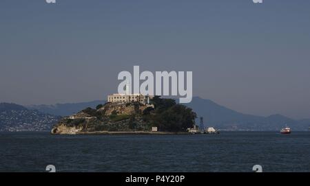 Précision de la ISLA DE ALCATRAZ. San Francisco. Estado de Kalifornien. Estados Unidos. Stockfoto