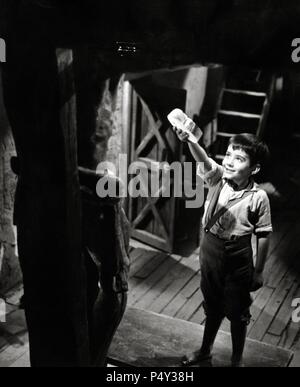 Pablito Calvo en un fotograma de la película BIN ARCELINO Pan Y Vino", dirigida en 1955 por Ladislao Vajda. España. Stockfoto