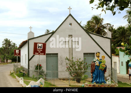 São José, Kirche, São Miguel do Gostoso, Rio Grande do Norte, Brasilien Stockfoto