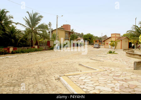 Street, São Miguel do Gostoso, Rio Grande do Norte, Brasilien Stockfoto