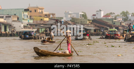 Mekong Delta in Vietnam. Stockfoto