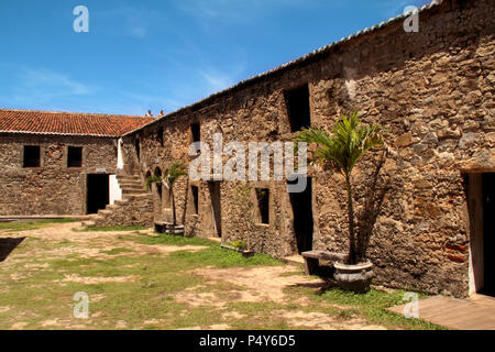 Die Festung, Forte dos Reis Magos. Praia do Forte, Natal, Rio Grande do Norte, Brasilien Stockfoto