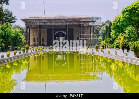 Chehel Sotoun Palast Stockfoto