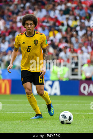 Spartak Stadium, Moskau, Russland. 23. Juni 2018. FIFA Fußball-WM, Gruppe G, Belgien gegen Tunesien; Axel Witsel von Belgien Quelle: Aktion plus Sport/Alamy leben Nachrichten Stockfoto