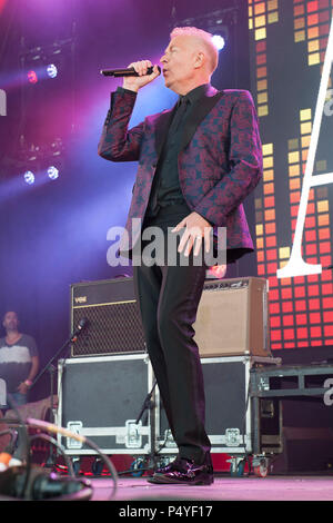 Schottland, Großbritannien. 23. Juni 2018. ABC im Konzert auf dem Rock Schottland, Dalkeith Country Park, Edinburgh, Großbritannien, 23. Juni 2018 Credit: Stuart Westwood/Alamy leben Nachrichten Stockfoto