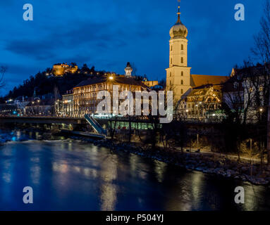 Österreich, Steiermark, Graz, Grazer Schlossberg, Franziskanerkirche Stockfoto