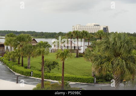 Allgemeine Ansichten des Polynesian Resort in der Walt Disney World, Orlando, Florida, USA Stockfoto