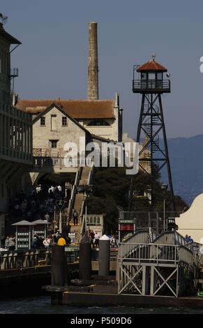 Précision de la ISLA DE ALCATRAZ. San Francisco. Estado de Kalifornien. Estados Unidos. Stockfoto