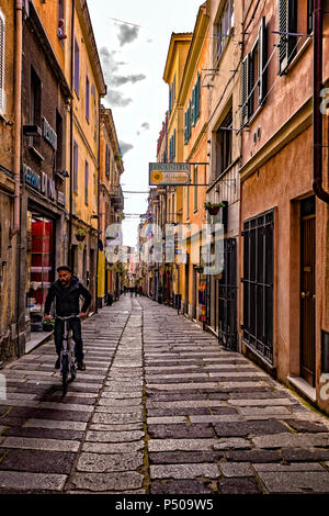 Italien Sardinien Sassari über Turritana Stockfoto