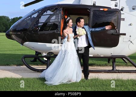 Traumhochzeit im Blenheim Palace Stockfoto