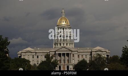 CAPITOLIO ESTATAL DE COLORADO. Construído entre 1890 y 1894 por Elijah E. Myers. Vista del Exterior. DENVER. Estado de Colorado. Estados Unidos. Stockfoto