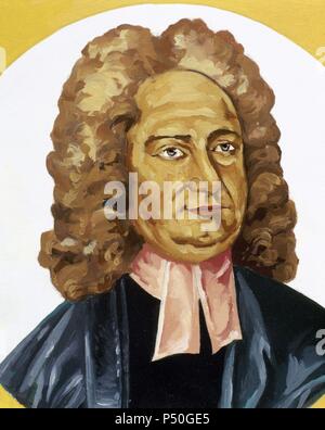 Jonathan Swift (1667-1745). Anglo-irischen Satiriker, Essayist, Dichter und Kleriker. Stockfoto