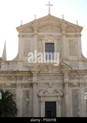 Kroatien. Dubrovnik. Ignatius von Loyola Kirche. 17.-18. Jahrhundert. Von außen. Stockfoto