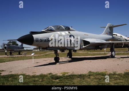 MCDONNELL F-101B 'VOODOO'. Biplaza de Gran radio de acción. Primer vuelo de prueba En 1957. En servicio hasta 1985. Museo del Aire y el Espacio. Box Elder. Estado de Dakota del Sur. Estados Unidos. Stockfoto