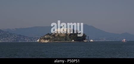 Précision de la ISLA DE ALCATRAZ. San Francisco. Estado de Kalifornien. Estados Unidos. Stockfoto