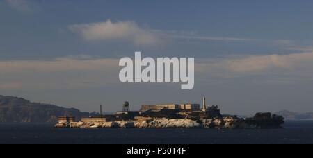 Précision de la ISLA DE ALCATRAZ. San Francisco. Estado de Kalifornien. Estados Unidos. Stockfoto