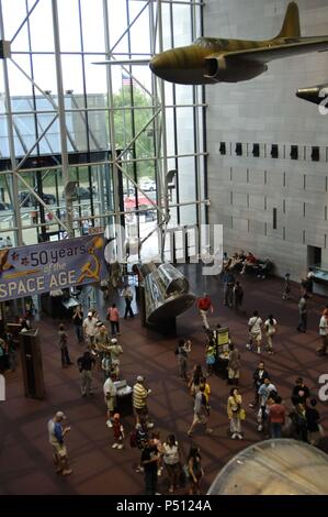 National Air & Space Museum. Interieur. Washington D.C. United States. Stockfoto