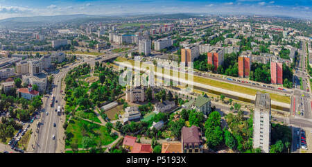 Luftaufnahme von Iasi Stadt in Moldawien. Rumänien Stockfoto