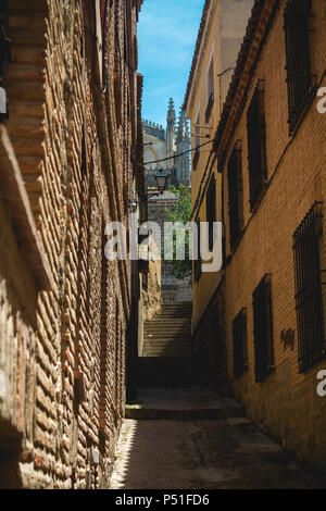 Sommer Straßen in Toled, Spanien Stockfoto