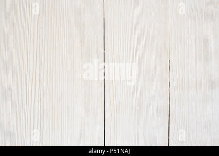 Weiß lackierten Holz- Hintergrund des Boards. Stockfoto