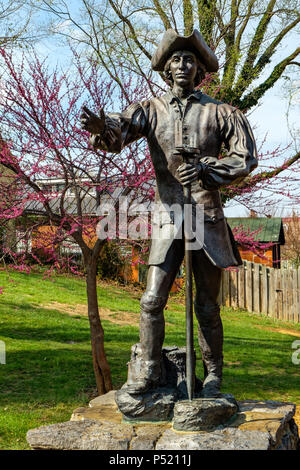 Washingtons Hauptsitz, Adam Kurtz südlich Braddock & West Cork Straßen, Winchester, Virginia Stockfoto