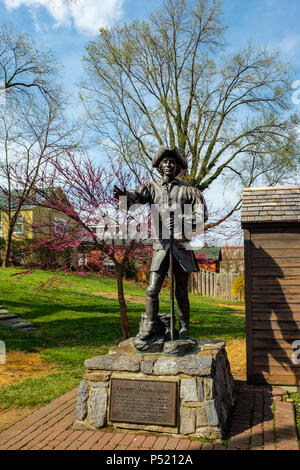 Washingtons Hauptsitz, Adam Kurtz südlich Braddock & West Cork Straßen, Winchester, Virginia Stockfoto