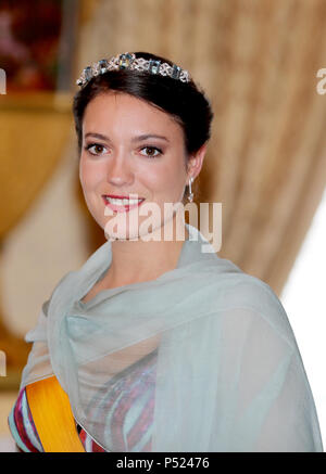 Luxemburg, Luxemburg. 23. Juni 2018. Alexandra Prinzessin von Luxemburg das Großherzogliche Palais in Luxemburg am 23. Juni 2018, für die Presse anlässlich der Nationalen Tag der Luxemburg Foto Posing: Albert Nieboer/Niederlande/Point de Vue, Credit: Albert Nieboer/Royal drücken Sie Europa/RPE/dpa/Alamy leben Nachrichten Stockfoto