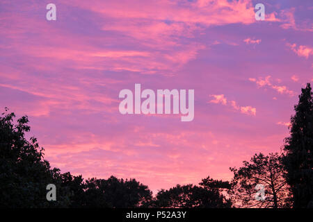 Bournemouth, Dorset, Großbritannien. 23. Juni 2018. Sonne als Zeichen der Hitzewelle voran in den nächsten Tagen. © dbphots/Alamy leben Nachrichten Stockfoto