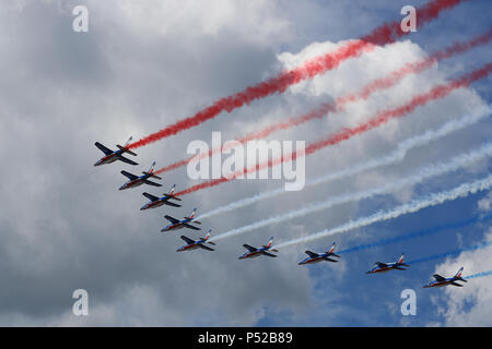 Le Beausset, Frankreich. 24. Juni 2018. Französische Formel 1 Grand Prix, Race Day; eine Überführung von der französischen Luftwaffe Credit: Aktion Plus Sport Bilder/Alamy leben Nachrichten Stockfoto